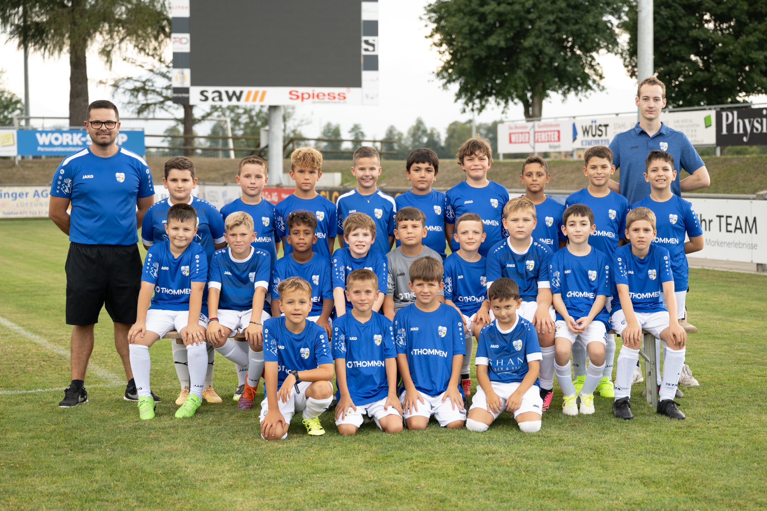 FC Widnau Mannschafts-Fotoshooting